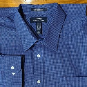 NWOT Lands End Wrinkle Free Broadcloth Shirt